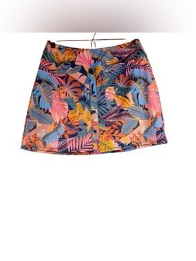 Foray Golf Women's Golf Skort Multi Color Palm Print Size Large